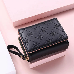 Portefeuille Pour Femme Court Brodé